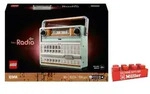 LEGO Icons Retro-Kofferradio, Musik-Bauset f&uuml;r Erwachsene 10334