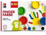 Marabu KiDS Fingerfarbe, 6er-Set, 6 x 100 ml