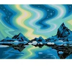 Ravensburger CreArt - Malen nach Zahlen 23907 - Nordlichter - ab 14 Jahren - Malen