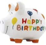 KCG Mittelschwein Happy Birthday - wei&szlig;