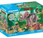 PLAYMOBIL 71821 DINOS Triceratops mit Jungtier