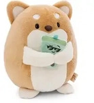 NICI Kuscheltier Hund Hiro 27cm mit Bubble Tea - beige