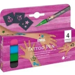 KREUL Hobby Line Tattoo Pen 4er Set Anker+Sterne