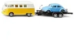 SIKU 2567 1:50 VW T1 mit Anh&auml;nger und VW K&auml;fer