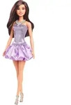 Barbie Fashionistas-Puppe Nr. 234 in einem violetten Paillettenkleid mit