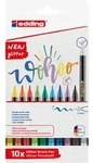 edding 1340 glitzer Pinselstift 10er-Set sortiert