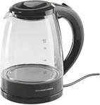 GOURMETmaxx Glas-Wasserkocher 1,8l - schwarz