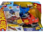 Hot Wheels City Hot Wheels ultimativer 2-in-1 Drachentransporter und 2 Spielzeugautos