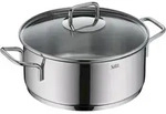 Silit Extra Cook Bratentopf mit Glasdeckel &empty;24cm - silber
