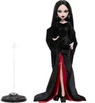 Monster High x Wednesday Sammlerpuppe, Morticia Addams im schwarzen Samtkleid