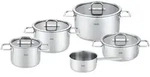 Fissler Viseo&reg; Pro Topfset 5-tlg. - silber|transparent