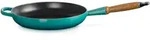 Le Creuset Bratpfanne Signature mit Holzgriff &Oslash; 28cm - t&uuml;rkis