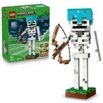 LEGO Minecraft 21594 Das Skelett, Bauspielzeug zum Videospiel, Spielzeug