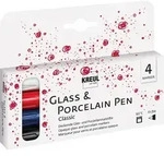KREUL Glass & Porcelain-Set Pen Classic 4er Set fine