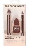 REAL TECHNIQUES Makeupsaver Sponge + Brush Trio - beige