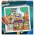 Ravensburger CreArt, Malen nach Zahlen Adults Trend - Kawaii Stra&szlig;e