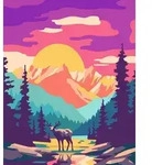Ravensburger CreArt, Malen nach Zahlen Adults Trend - National Park