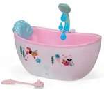 BABY born Badewanne mit Licht- & Soundeffekten &ndash; Puppenbadewanne mit Dusche &