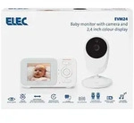 Alecto Elektronisches Babyphone mit Kamera EVM24 - wei&szlig;