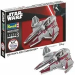 Revell 73607 Star Wars Starter Kit Obi-Wan's Starfighter 1:58, 21 Teile