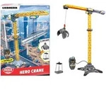 Dickie Toys Liebherr Hero Crane 125 cm mit Kabel-Fernsteuerung, Licht und Greifer