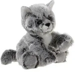Heunec - Friends4ever - Glitter Kitty - Katzen-Baby graumeliert, 20cm - grau