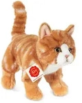 Teddy-Hermann - Katze stehend rot getiegert 20 cm