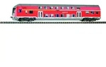 PIKO H0 57621 - Doppelstocksteuerwagen DBbuzf778 DB Regio VI, Gleichstrom