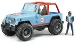 BRUDER - Jeep Cross Country Racer blau mit Rennfahrer 02541 - blau
