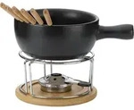 kela K&auml;sefondue-Set Natura 10-tlg. - schwarz