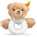 Steiff - Schlaf-gut-B&auml;r Greifring, grau, 12cm - grau