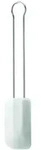 R&Ouml;SLE Teigschaber Silikon wei&szlig; 26 cm - silber