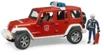 BRUDER - Jeep Wrangler Feuerwehr 02528 - rot