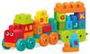 Mega Bloks ABC Lernzug (60 Teile), Steck-Bausteine, Bauklötze, Lernspielzeug