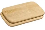 ZASSENHAUS Fr&uuml;hst&uuml;cksbretter aus Gummibaumholz 2er Set