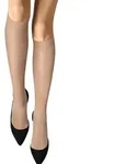 Wolford Damen Kniestr&uuml;mpfe Satin Touch Knee-Highs 20 DEN - natur - S