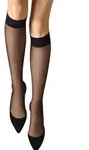 Wolford Damen Kniestr&uuml;mpfe Satin Touch Knee-Highs 20 DEN - schwarz - S