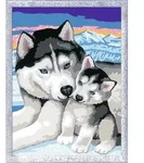Ravensburger Besch&auml;ftigung - CreArt - Malen nach Zahlen 28479 - Husky Kuss &ndash;