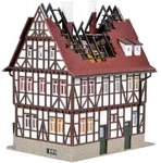 Vollmer 43728 H0 - Brennendes Haus