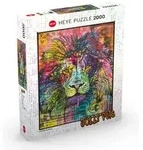 Heye 2000 Teile Puzzle - Dean Russo: Lion`s Heart