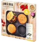 RBV BIRKMANN Burger Br&ouml;tchen-Blech LAIB & SEELE - schwarz