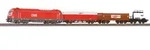 PIKO H0 97948 - Start-Set mit Bettung Herkules &Ouml;BB mit 3 G&uuml;terwagen