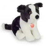 Teddy-Hermann - Kuscheltier Border Collie Welpe sitzend 25 cm