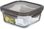 LOCK&LOCK Vorratsdose Boroseal quadratisch 0,75l - transparent