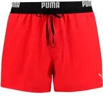 PUMA Herren Badehose Logo - rot