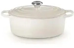 Le Creuset Ovaler Br&auml;ter Signature 29cm - wei&szlig;