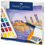 FABER-CASTELL Aquarellfarben in N&auml;pfchen 48er Etui