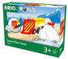 BRIO Bahn - 33606 Schneeräumzug - Winterliche Ergänzung für die BRIO Holzeisenbahn