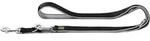 Hunter Verstellbare F&uuml;hrleine Neopren, Ma&szlig;e: 10 mm / 200 cm, Farbe: schwarz / grau