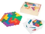 small foot Lernspiel Holzpuzzle Hexagon 11729